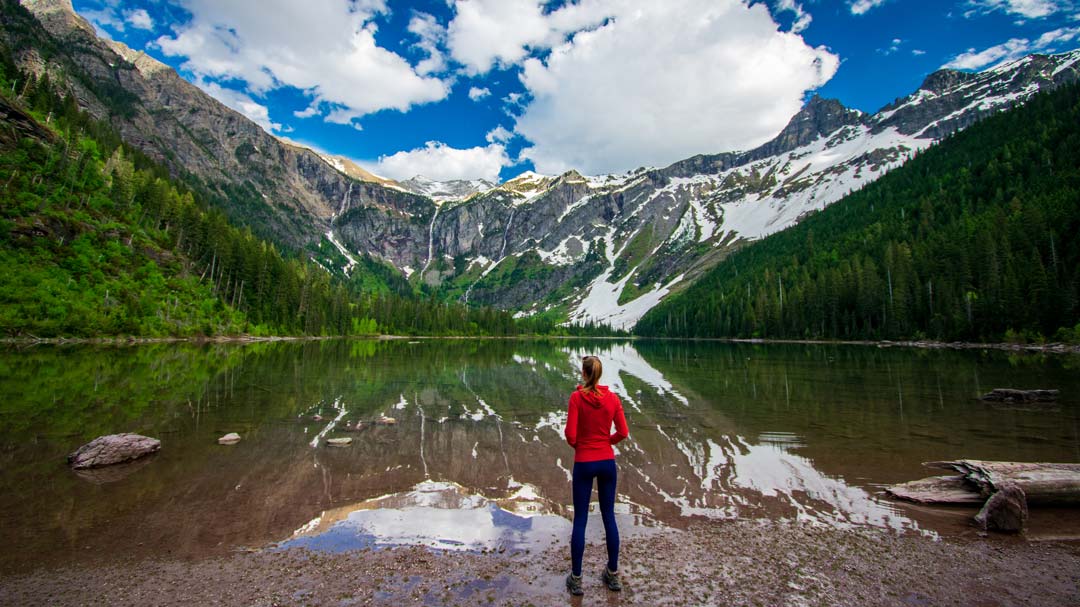 Glacier National Park - Woman Living an Outdoor Lifestyle