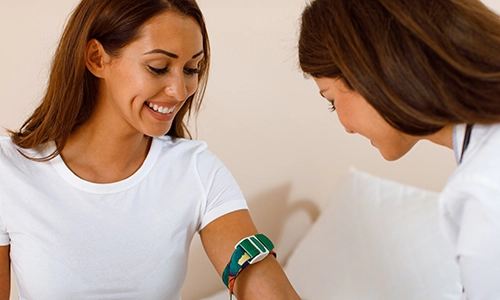 Woman Having Labs Drawn