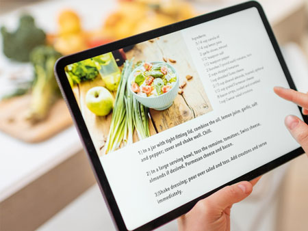 Meal Guide On IPad